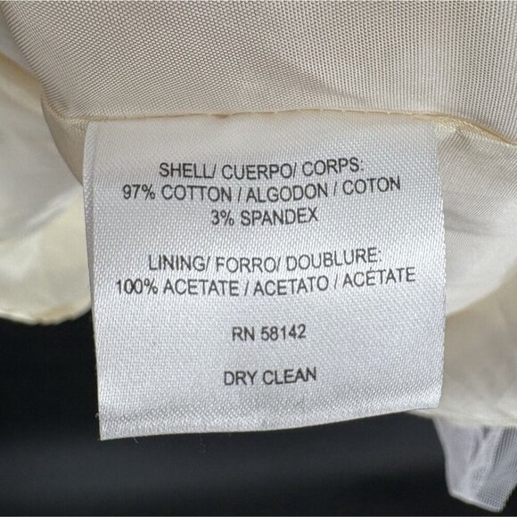 Maggy London Women's Floral Sleeveless A-Line Dress Size 10 Ivory Base Pink Red - Picture 8 of 13